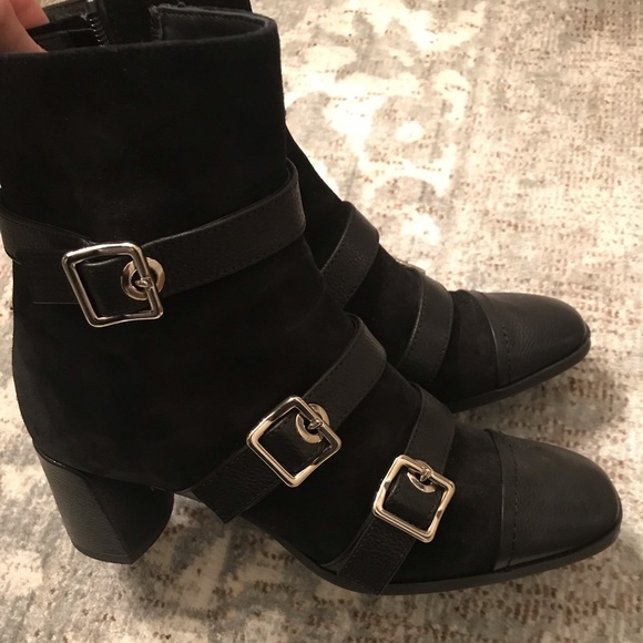 Brand New Ladies Booties Suede and Leather - Picture 8 of 10